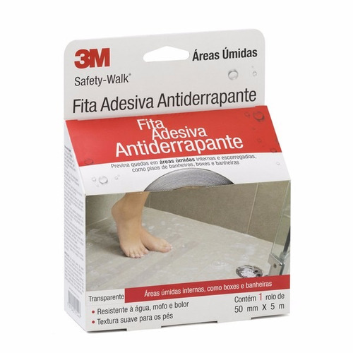 Fita Antiderrapante Para Banheiro E Areas Umidas - 3m