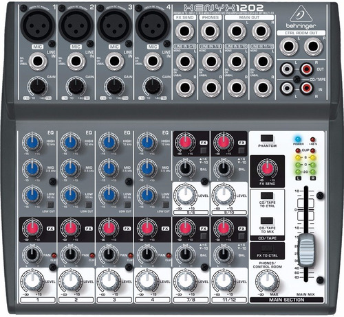 Behringer Xenyx 1202 Consola Mixer 12 Entradas En Oferta