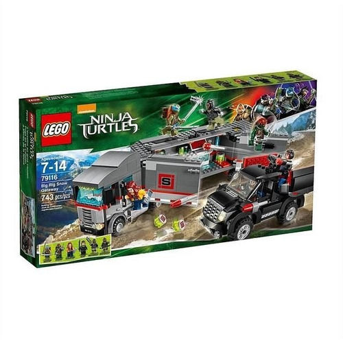 Todobloques Lego 79116 Ninja Turtles Fuga En Camión Nieve
