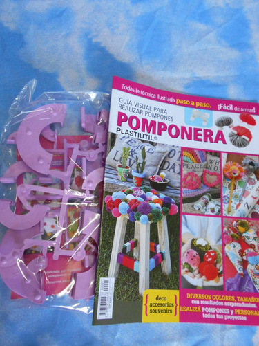 Pomponera + Revista!! Para Pompones, Adornos  Y Muñecos