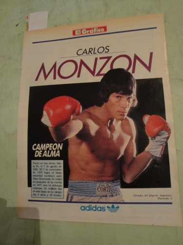 El Grafico Boxeo Carlos Monzon Grandes Del Deporte