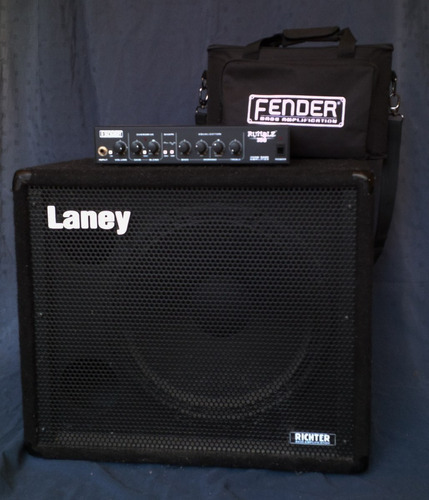 Amplificador De Bajo (cabezal Fender - Gabinete Laney)
