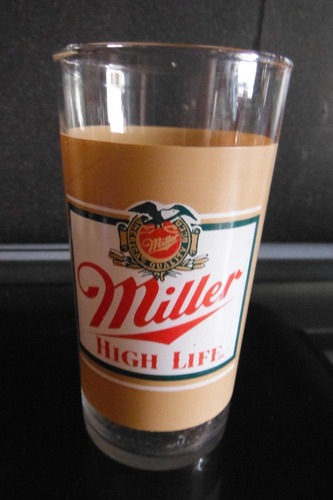 Vaso Cervezero Miller High Life Restaurant Bar Cantina Usa