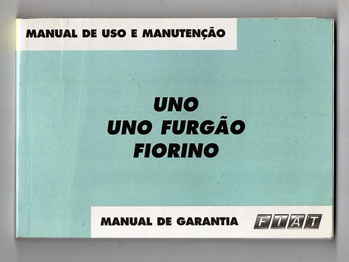 Manual Proprietario Uno Uno Furgao Fiorino - 2003 2004