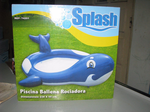 Piscina Infantil Ballena Rociadora 74201 Bestway 238x55cm