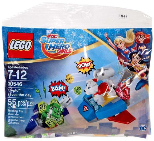 Dc Super Hero Chicas Krypto Salva El Conjunto Día Lego