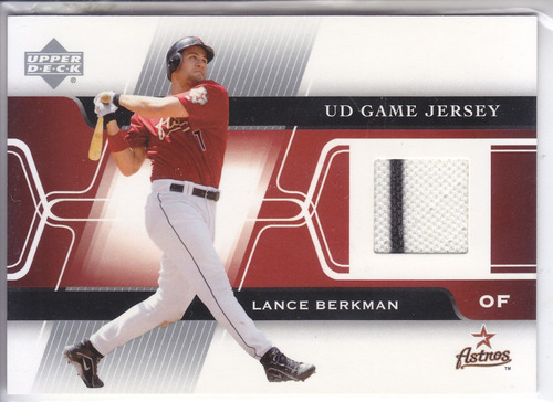 2005 Upper Deck Jersey Lance Berkman Astros