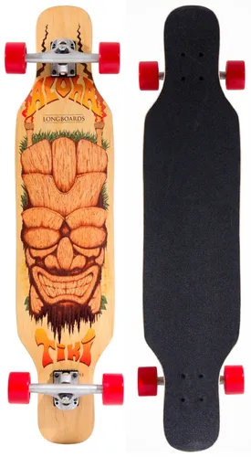 Longboard Completo Aloha Tiki Freestyle Dancing Ruedas 70mm