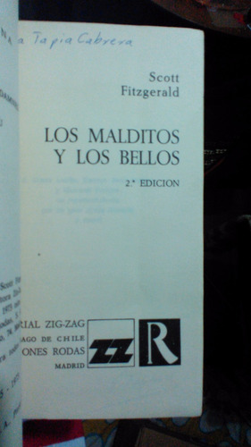 Los Malditos Y Los Bellos Scott Fitzgerald 1973 (Usado)