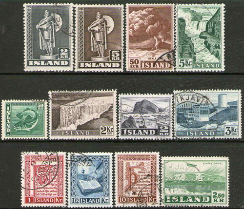Islandia 12 Paisaje, Montaña, Volcán, Catarata, Avión, Pez