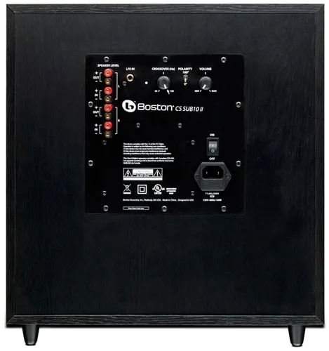 Boston Acoustics Cs Sub10 Ii Subwoofer Activo Nuevo Gtia!