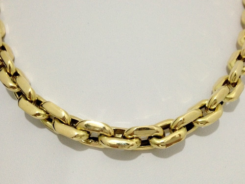 Corrente Grossa Em Ouro 18k 750 Cadeado Luxo