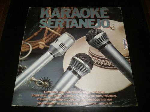 Lp Karaokê Sertanejo, Disco Vinil, Ano 1988