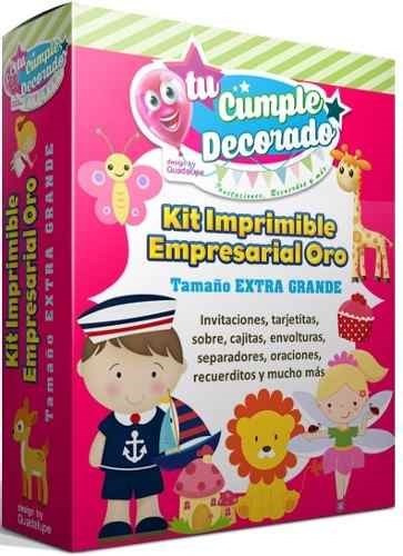 Kit Imprimible Empresarial O R O Editable 100%