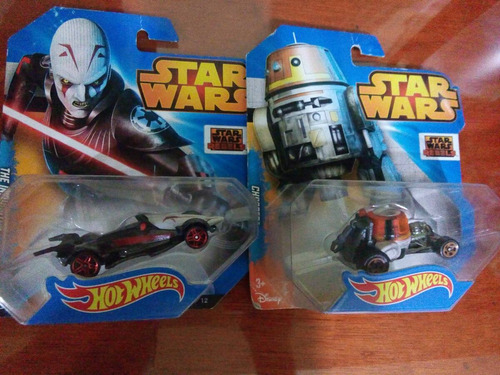 Set De 2 Autos Hot Wheels Star Wars Rebels