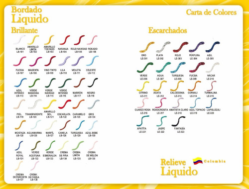 Bordado Liquido Orocolor 100% Original