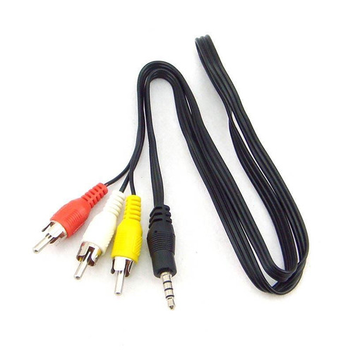 Cable Convertidor 3.5mm A Rca Compuesto Estereo A/v Audio Hi
