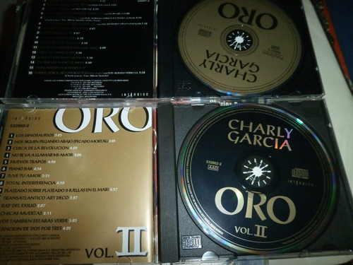 Charly Garcia Oro Cd 1 Y 2 Moro Spinetta Aznar 30 Temas Lujo