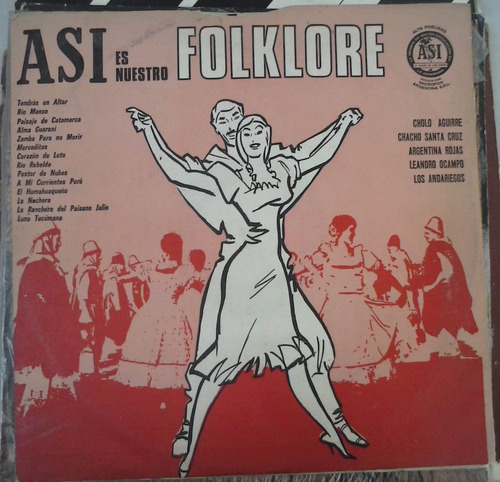 Asi Es Nuestro Folklore, Disco Vinilo Folklore