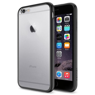 Forro bumper Spigen Ultra Hybrid black para Apple iPhone 6