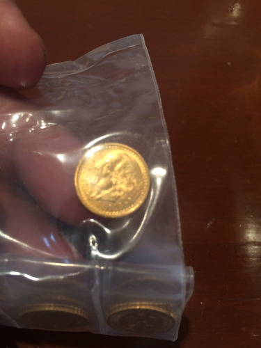 13 Moneda Arras Oro Dos Y Medio Pesos Cada Uno 2.1 Gramo