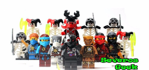 Colecao Lego Ninjago 8 Pcs Lindos Ninjas Bonecos Qualidade