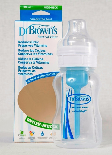 Imagen 3 de 5 de Tetero 10 Oz Boca Ancha Dr Browns