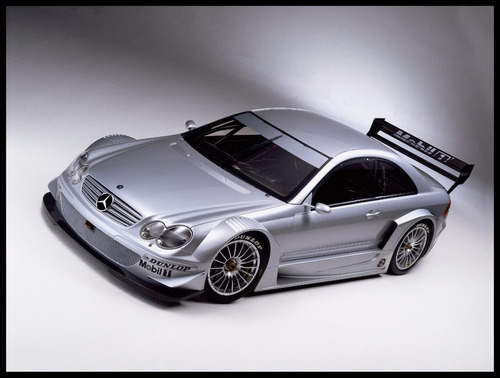 Mercedes Benz Clk 55 Amg Dtm (c209) 2003 Cuadro Enmarcado 45