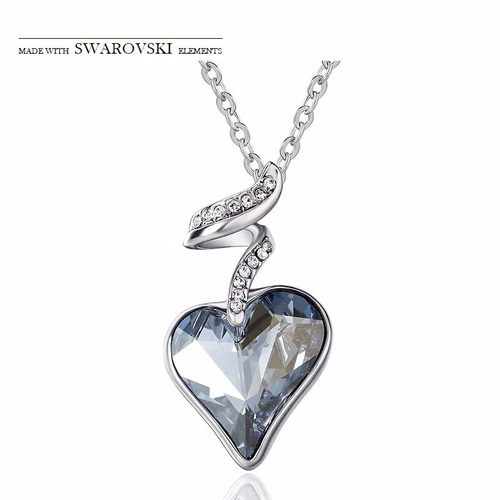Collar Corazón Mujer Swarovski Regalo Ideal!!
