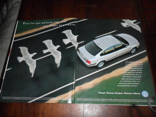 Publicidad 1998 Automovil Volkswagen Passat