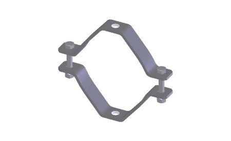 Imagen 5 de 5 de Abrazaderas Hg 4t Tornillos 3-3 1/2 Y 4-4 1/2 3$