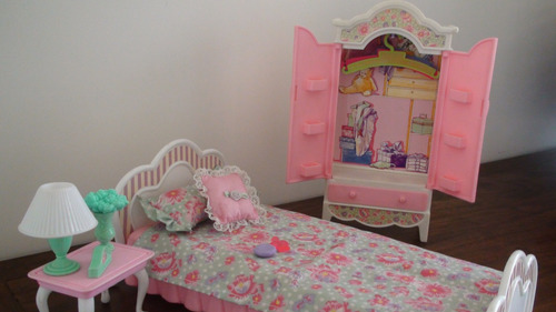 Dormitorio Barbie Original Mattel Con Accesorios