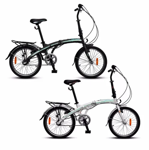 Bicicleta Plegable Aurora Folding 20 Smart Bk 3cambio Lelab