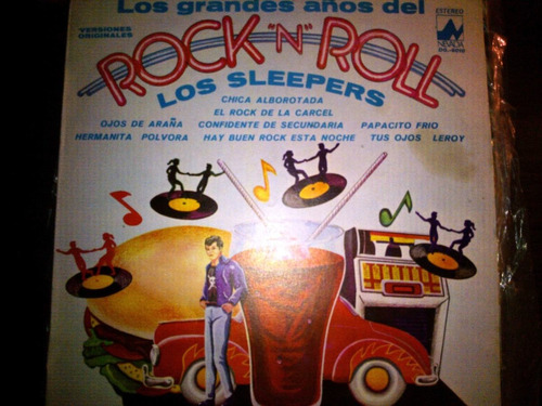 Disco Acetato De Rock & Roll Los Sleepers