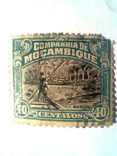 Mozambique  Timbre Postal 40 Centavos Postage Mocambique