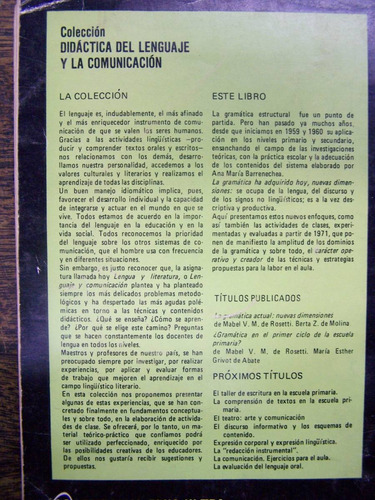 Imagen 2 de 6 de La Gramatica Actual: Nueva Dimensiones * Rosetti Y Molina *