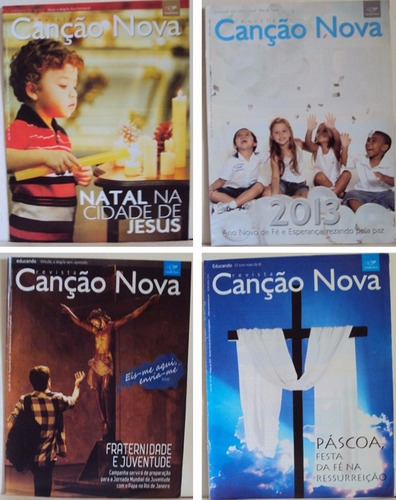 398 Rvt- Quatro Revistas 2012- 2013- Canção Nova