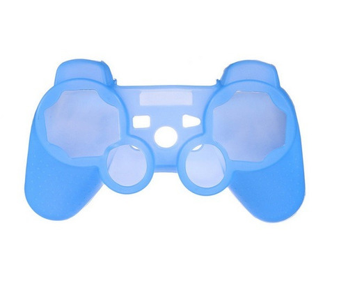 Capa Protetora Macia De Silicone Controlador De Ps3 - Azul