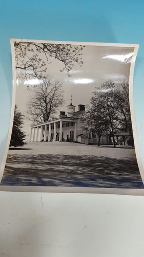 George Washington-antigua Foto Original-su Casa En Vermont
