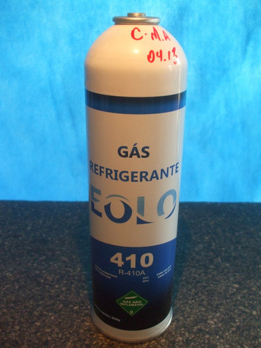 Gás R410 Refrigerante C/ 0.600 Grs. E Válvula De Perfuração