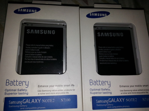 Bateria Samsung Galaxy Note 2 N7100 Originales En Su Caja