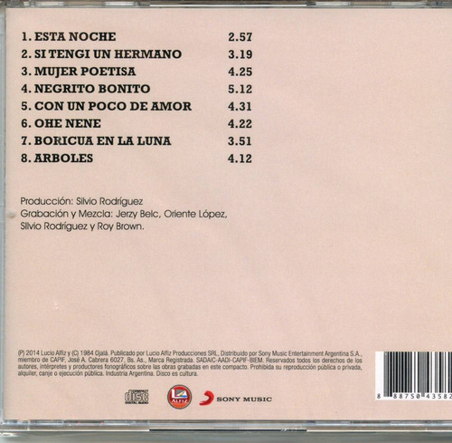 Silvio Rodriguez, Roy Brown Y Afrocub - Arboles
