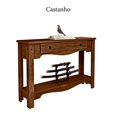 Aparador Pérola Castanho Rustic - Rv Móveis - Compre Móveis