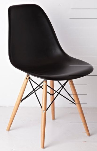 Silla Réplica Eames S/brazos Negro Kartell By Il Mio Mueble