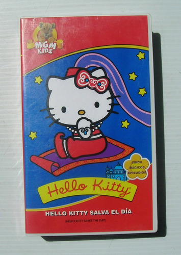 Hello Kitty Salva El Día Vhs Mexicano Doblado Al Español