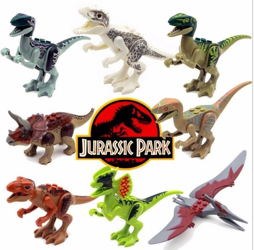 Set Lego Compatible Figuras Dinosaurios Jurassic World