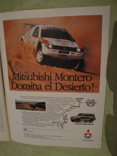 Publicidad Mitsubishi Montero Año 1995