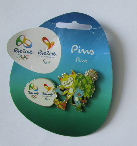 Pins Rio Olimpíadas 2016 - Oficial - Mascotes