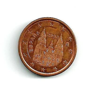 Fk España 5 Cents Euro 2003 Sin Circular