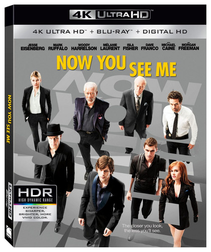 4k Ultra Hd + Blu-ray Now You See Me / Nada Es Lo Que Parece